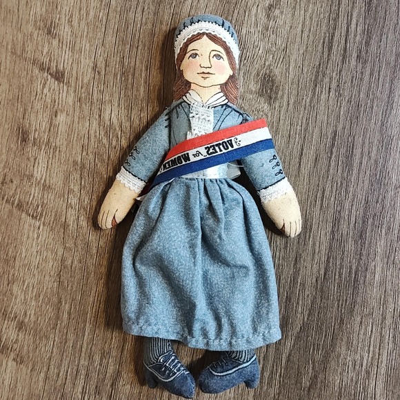 Vintage Hallmark Susan B. Anthony Cloth Doll 1979 Famous‎ Americans Series 1 Box - Picture 6 of 13
